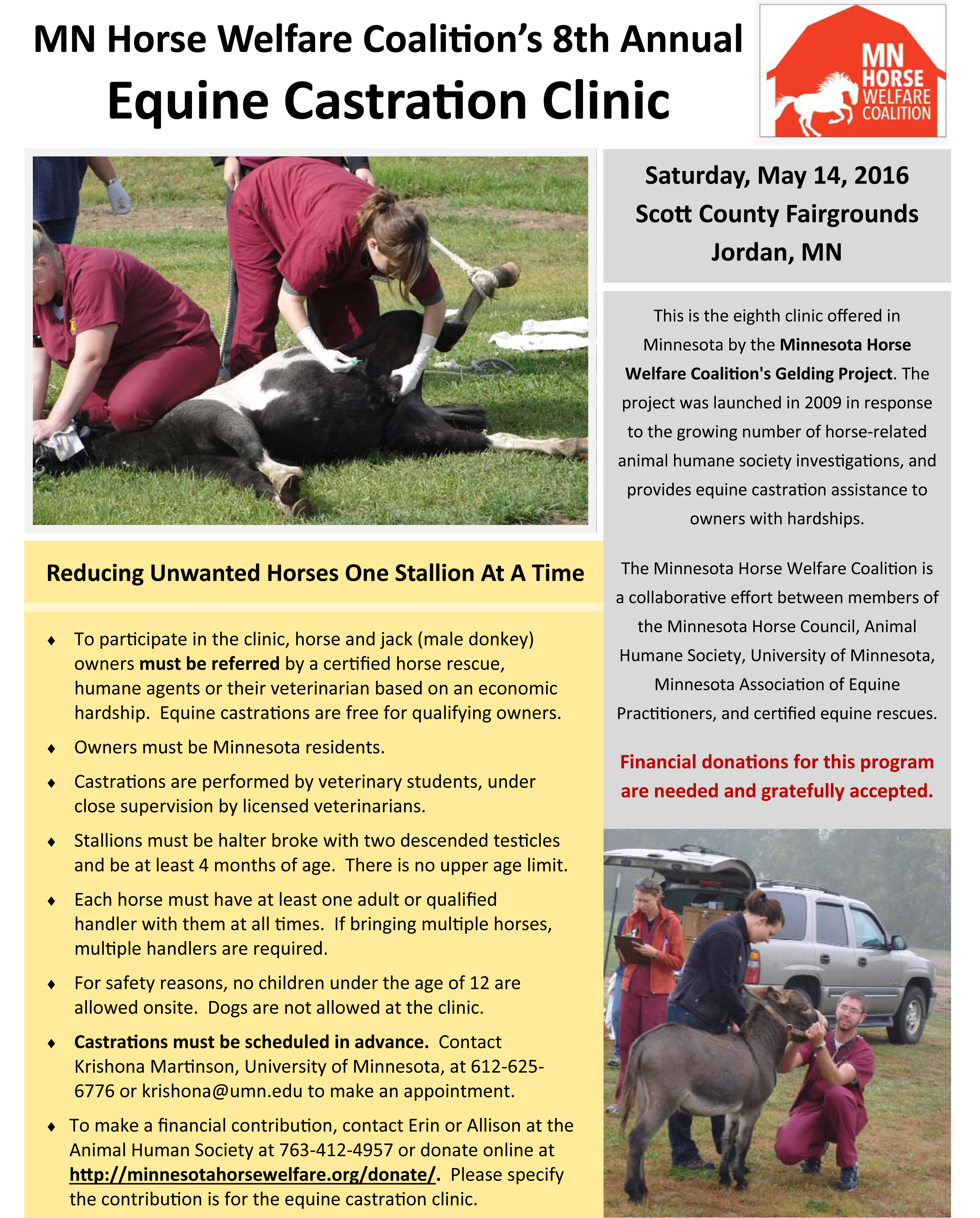 2016 Castration Clinic Flier-1